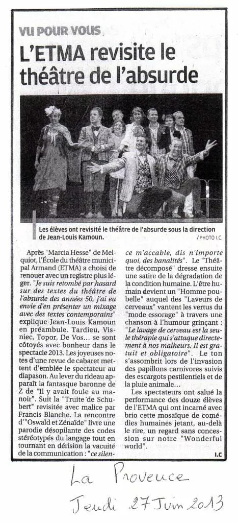 La Provence, 2013