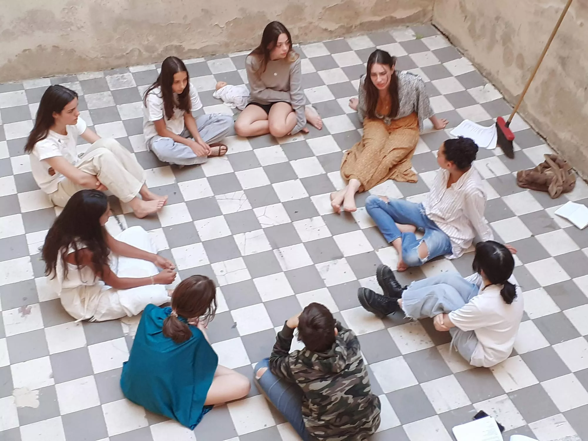 Les ados en atelier